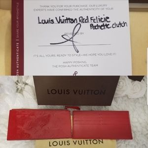 Authentic Louis Vuitton Felicie card holder&wallet